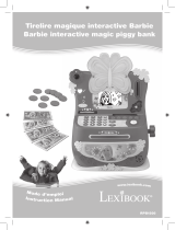Lexibook TIRELIRE MAGIQUE INTYERACTIVE BARBIE Manual do proprietário
