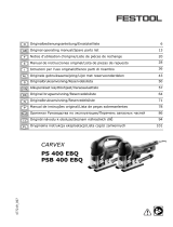 Festool CARVEX PS 400 EBQ Manual do proprietário