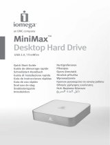 Iomega 33957 - MiniMax Desktop Hard Drive 1 TB External Manual do proprietário