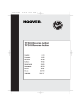 Hoover TVX33 Manual do proprietário