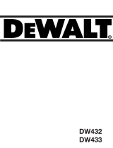 DeWalt DW433KT Manual do proprietário