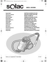 Solac AS3260 Multicyclonic Manual do proprietário