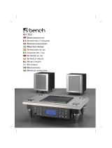 EBENCH EBENCH KH 350 DESIGN AUDIO SYSTEM AVEC LECTEUR DE CD ET RADIO NUMERIQUE Manual do proprietário