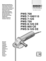 Bosch PWS 9-125 CE Manual do proprietário