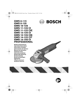 Bosch GWS 14-125 CIE Manual do proprietário