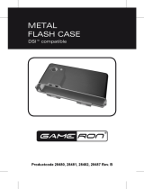 GAMERON METAL FLASH CASE DSI COMPATIBLE Manual do proprietário