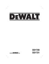 DeWalt D21721K Manual do proprietário