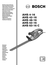Bosch AHS 4-16 Manual do proprietário