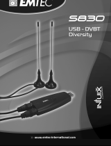 Emtec TUNER TNT DIVERSITY USB S830 Manual do proprietário