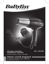 BaByliss D171E RETRA-CORD EXPERT Manual do proprietário