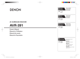 Denon AVR-391E3 Manual do proprietário