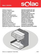 Solac SQUISSITA PLUS CE4550 Manual do proprietário