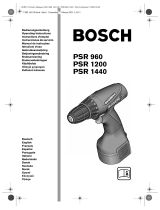 Bosch PSR 960 Manual do proprietário