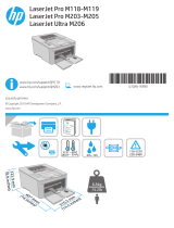 HP LaserJet Pro M203 Printer series Manual do proprietário