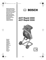 Bosch axt rapid 2000 Manual do proprietário