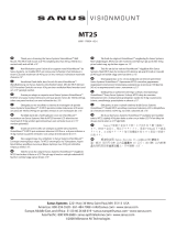 Sanus MT25 Manual do proprietário