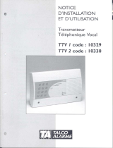 TALCO ALARME TTV1 10329 Manual do proprietário