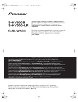 Pioneer HTP-SLH600 Manual do proprietário