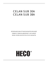 Heco CELAN SUB 30A Manual do proprietário