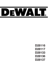 DeWalt D28116 Manual do proprietário