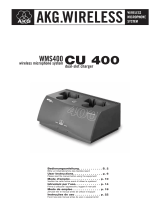 AKG CU 400 Manual do usuário