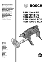 Bosch PSB 1000-2 RCE Manual do proprietário