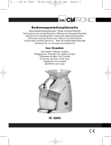 Clatronic IC 2800 Manual do proprietário