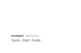 Huawei Watch 2 Manual do proprietário
