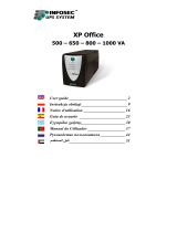 INFOSEC XP OFFICE 500 VA Manual do usuário