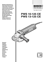 Bosch pws 13-125 ce sds Manual do proprietário