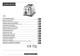 Morphy Richards 2 slice Fusion ‘long’ slot toaster Manual do proprietário