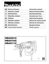 Makita HR 4501 C Manual do proprietário