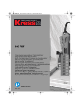 Kress 800 FDF Manual do proprietário