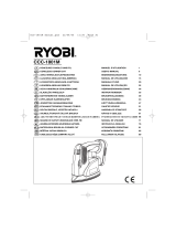Ryobi ccc 1801m one Manual do proprietário