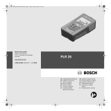 Bosch PLR 25 Manual do proprietário