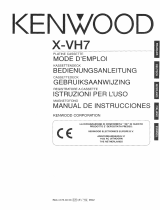 Kenwood X-VH7 Manual do proprietário
