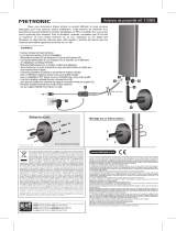 Metronic ANTENNE EXTERIEURE UHF-VHF EXTRA PLATE Manual do proprietário