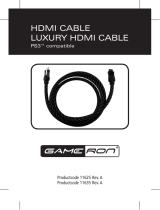 AWG HDMI CABLE LUXURY HDMI CABLE Manual do proprietário