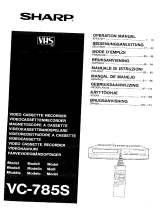 Sharp VC-785S Manual do proprietário