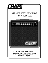 Crate Amplifiers GX-15R Manual do usuário