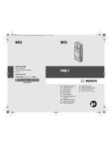 Bosch PMD 7 Original Instructions Manual
