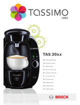 Bosch Tassimo TAS 20 Series Manual do usuário