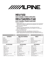 Alpine MRV-F540 Manual do usuário