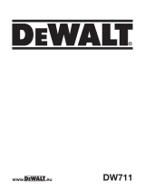 DeWalt DW711 Manual do usuário