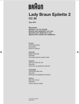 Braun Lady Braun Epilette 2 CC 20 Use Instructions