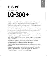 Epson LQ-300 - Impact Printer Guia rápido