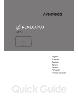 Avermedia EXTREMECAP U3 Instruções de operação