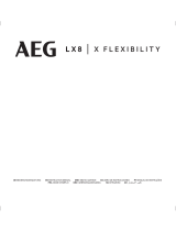 AEG LX8 X FLEXIBILITY Manual do usuário