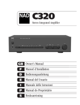 NAD C320 Manual do proprietário