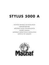 Magnat Audio STYLUS 5000 A Manual do proprietário
